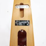 1960s Pair of Wooden Wall Lamps with Glass Shades by Drevo Humpolec, Czechoslovakia