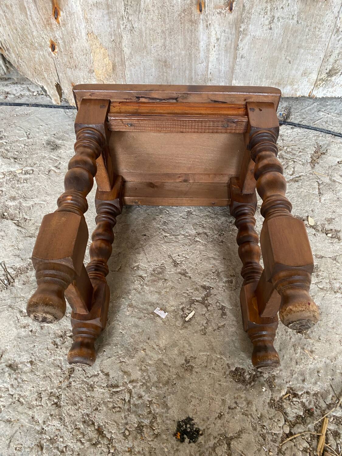 Vintage Solid Oak Nightstand #D545