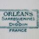 7 old Sarreguemines Orléans dessert plates