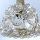 Vintage Pendant Lamp Limburg, Brass & Glass, 70s