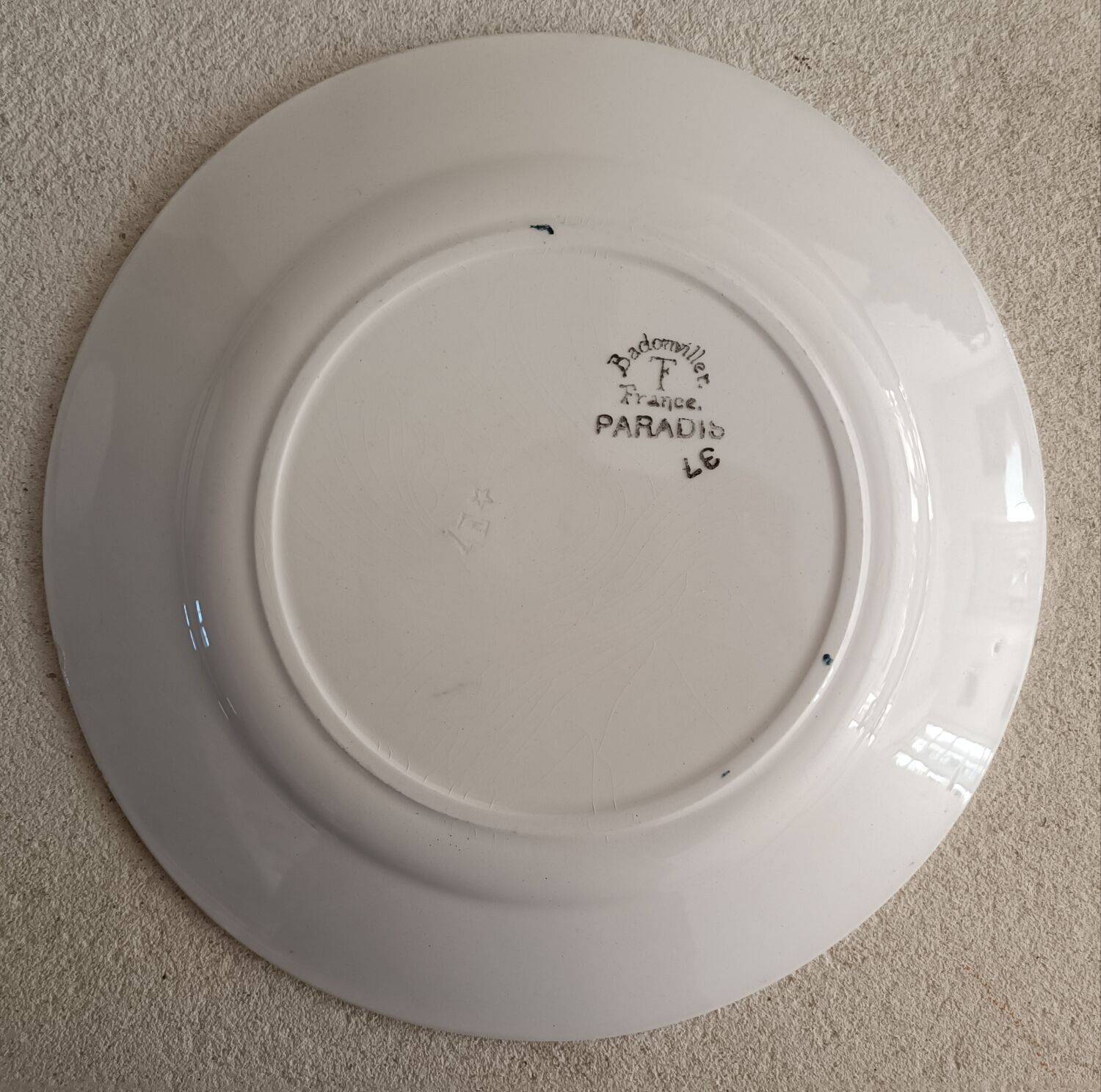2 plates iron earth Badonviller