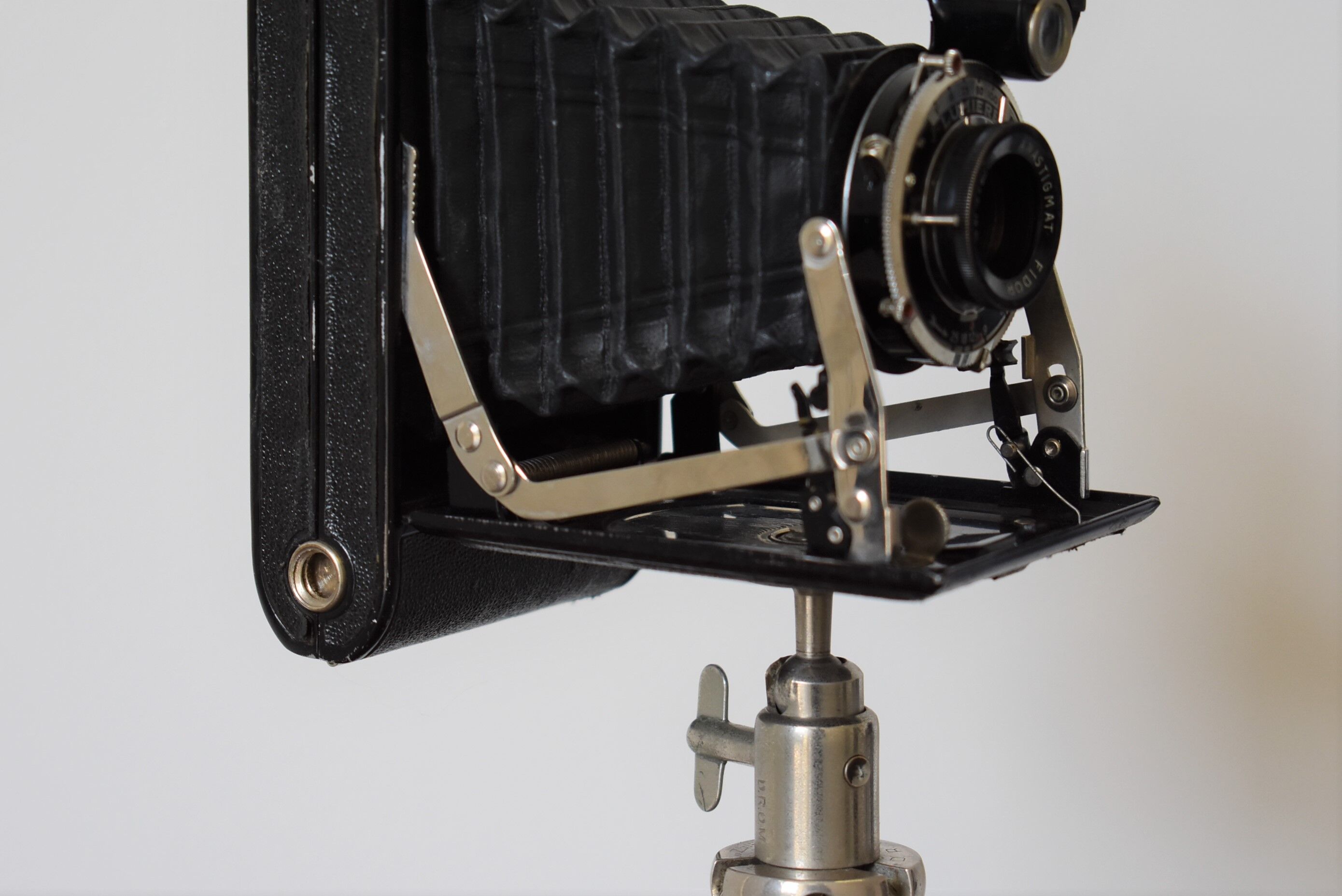 Kodaks black bellows camera