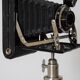 Kodaks black bellows camera