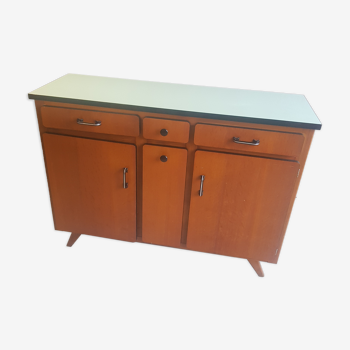 Buffet in wood and formica 1950