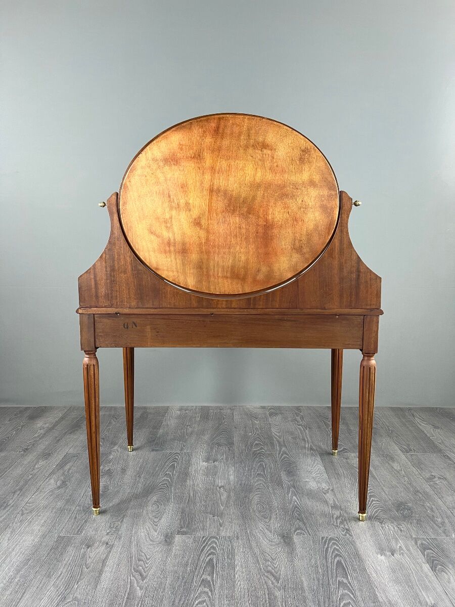 Louis XVI style dressing table in marquetry, 20th century