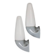 Set of 2 IFÖ “6035” / Stig Carlsson ceramic / glass wall lamps / mid-century modern design