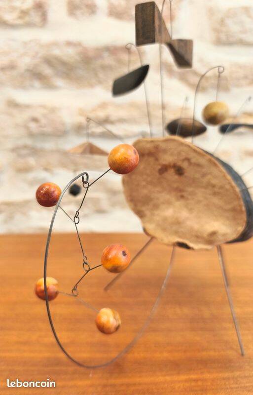 Vintage natural mobile sculpture