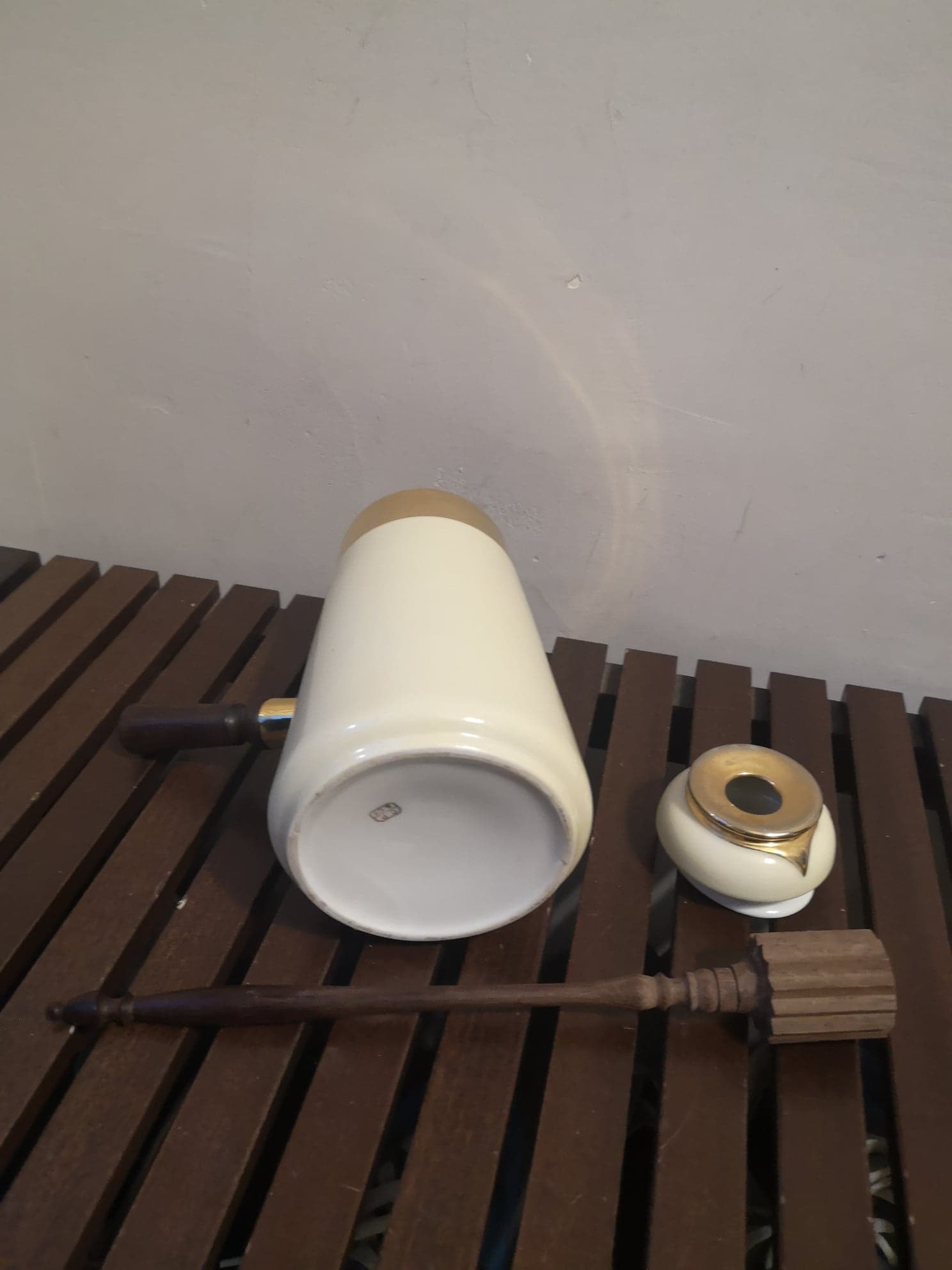 Chocolate maker- porcelain- C.P Mehun