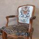 Armchair Louis XV tiger
