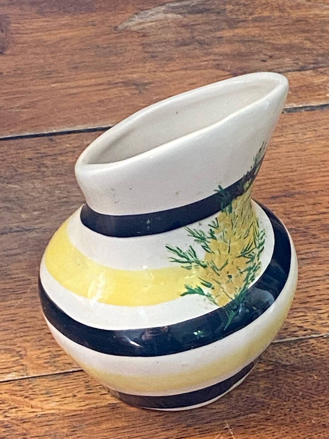 Mini vase, mimosa, ceramic, Poët Laval