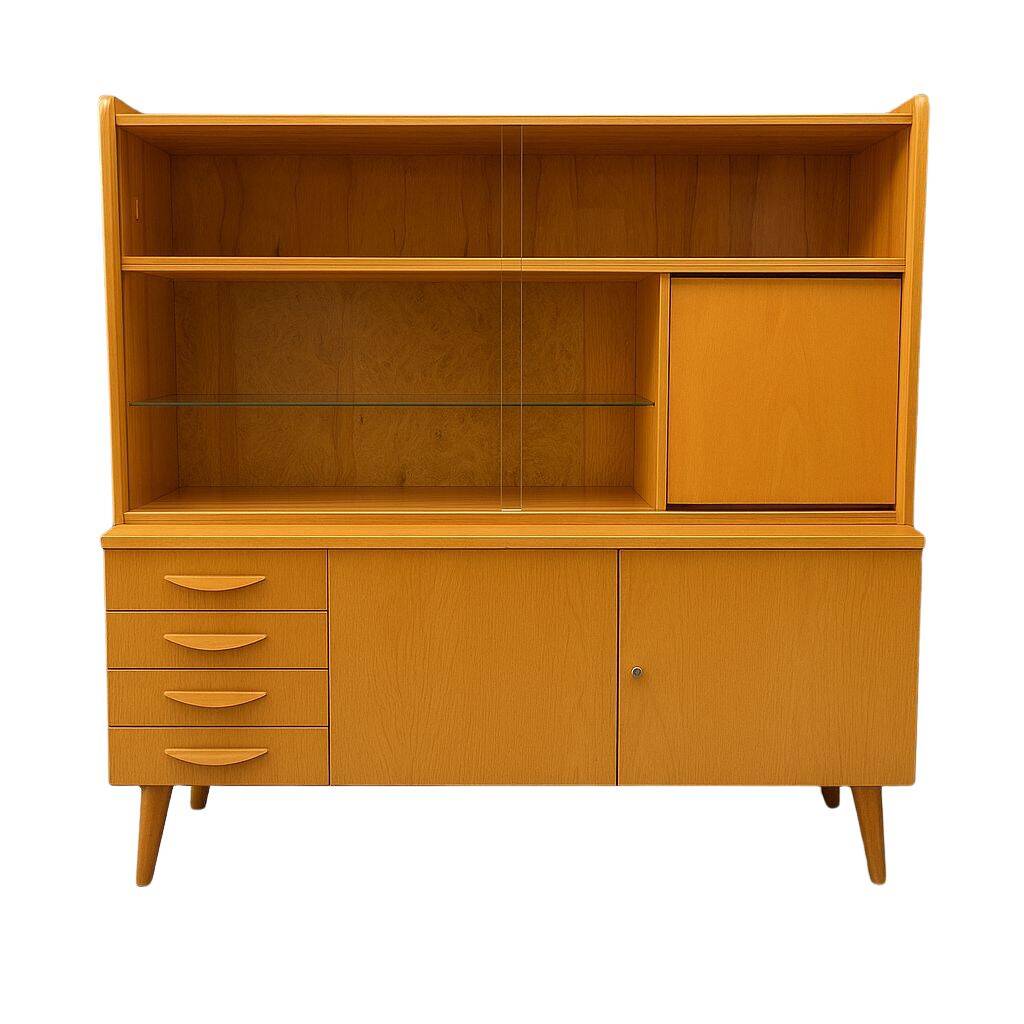 Original 1960s Mid-Century Highboard by František Jirák for Tatra Nábytok