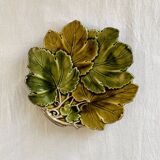Old vine leaf slip dish