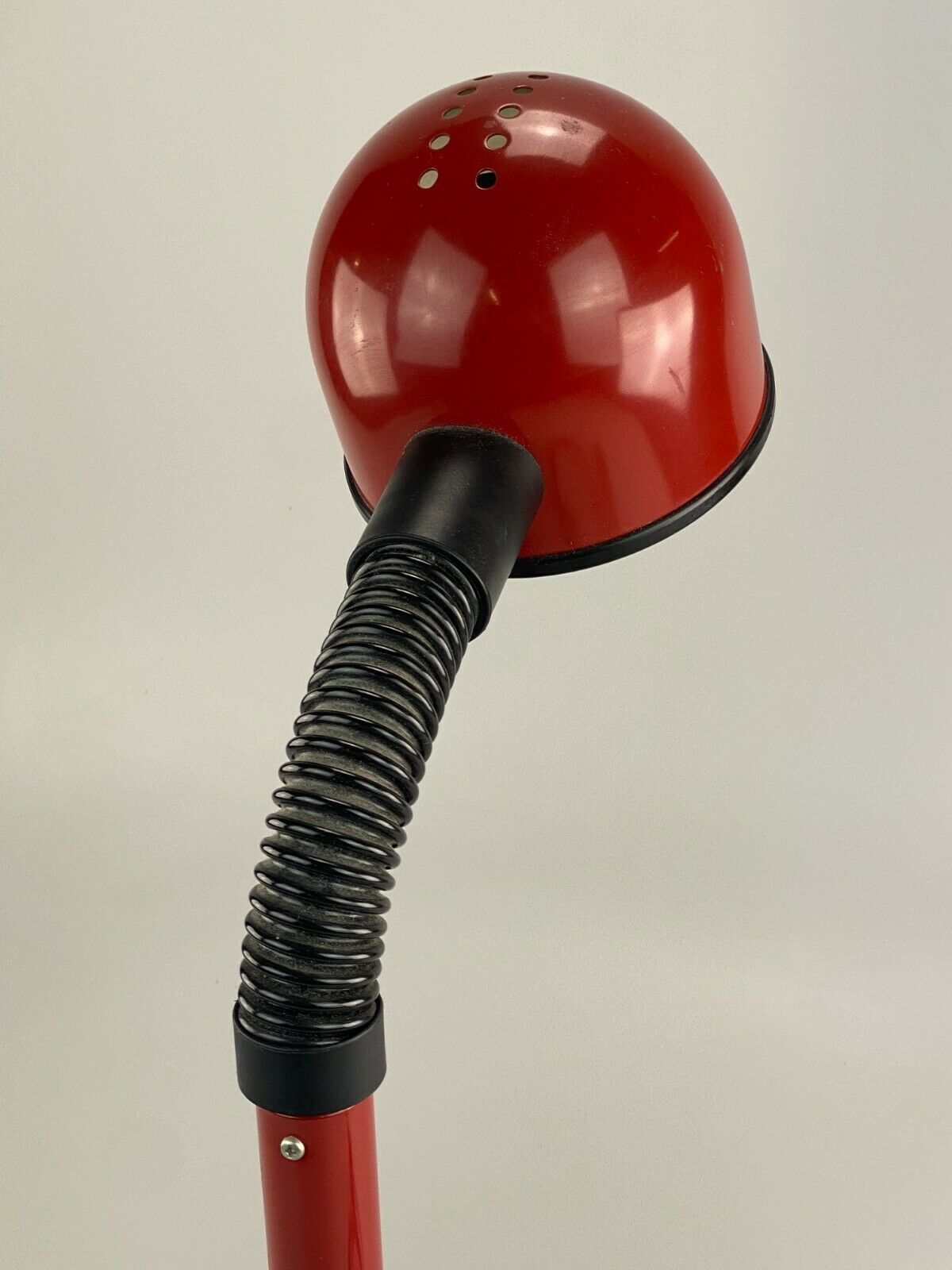 60s 70s Ball Lamp Lamp Light Red Table Lamp Space Age Design 60s 70s