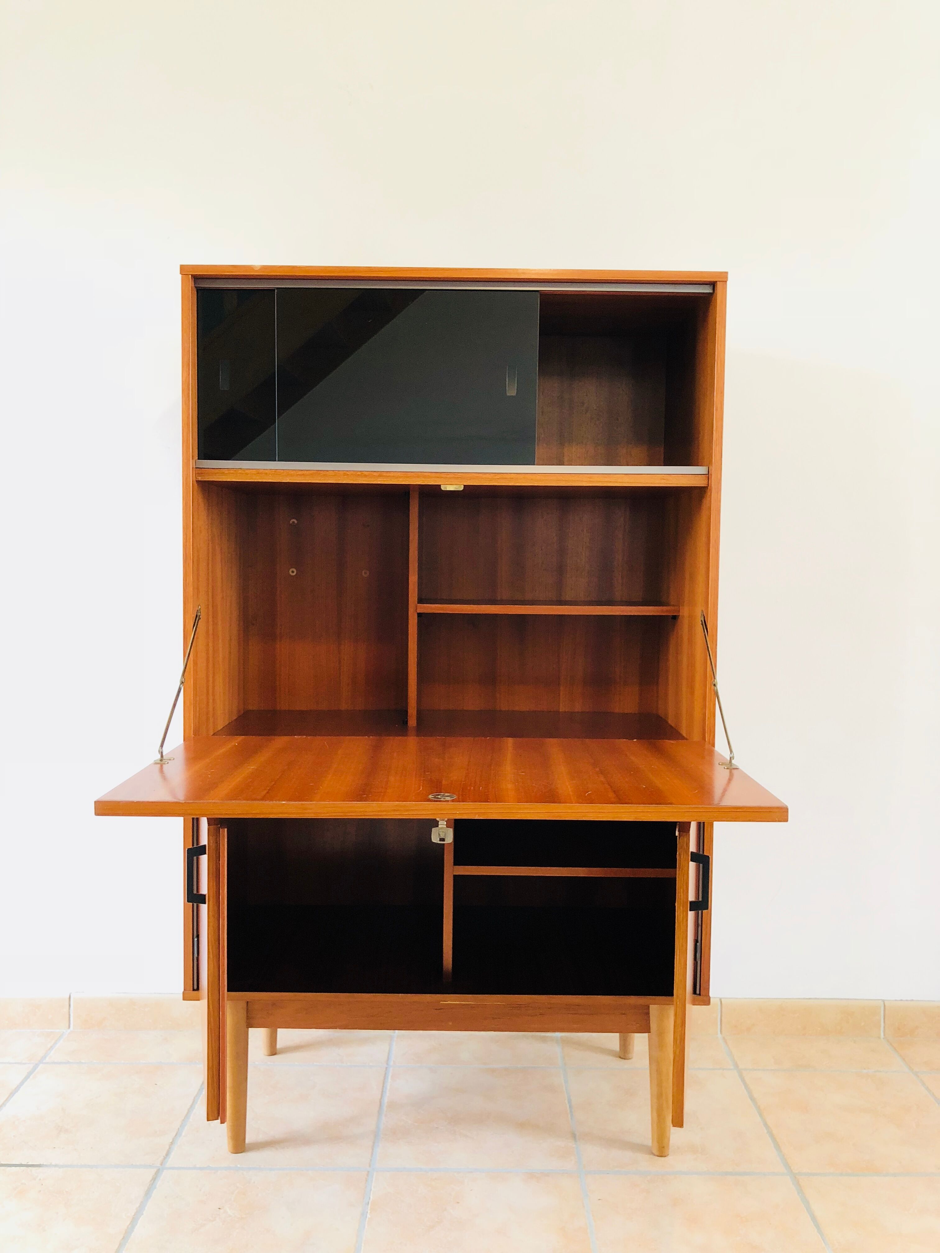 1960 teak writing desk