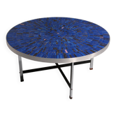 Table basse par Berthold Müller Oerlinghausen pour Berthold Müller Mosaikwerkstätten, années 1960.