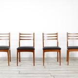 Set of 4 midcentury 'meredew' teak chairs