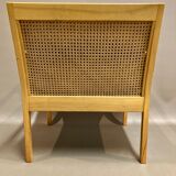 Scandinavian design leather armchair "Bernt Petersen" 1960