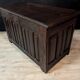 Coffre catalan en bois sculpté XVIIIe siècle