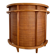 Vintage bar cabinet in rattan and woven cane – 1970s