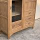 Armoire parisienne vitrée asymétrique Art déco 1930