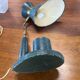 Leather table lamp Jacques Adnet