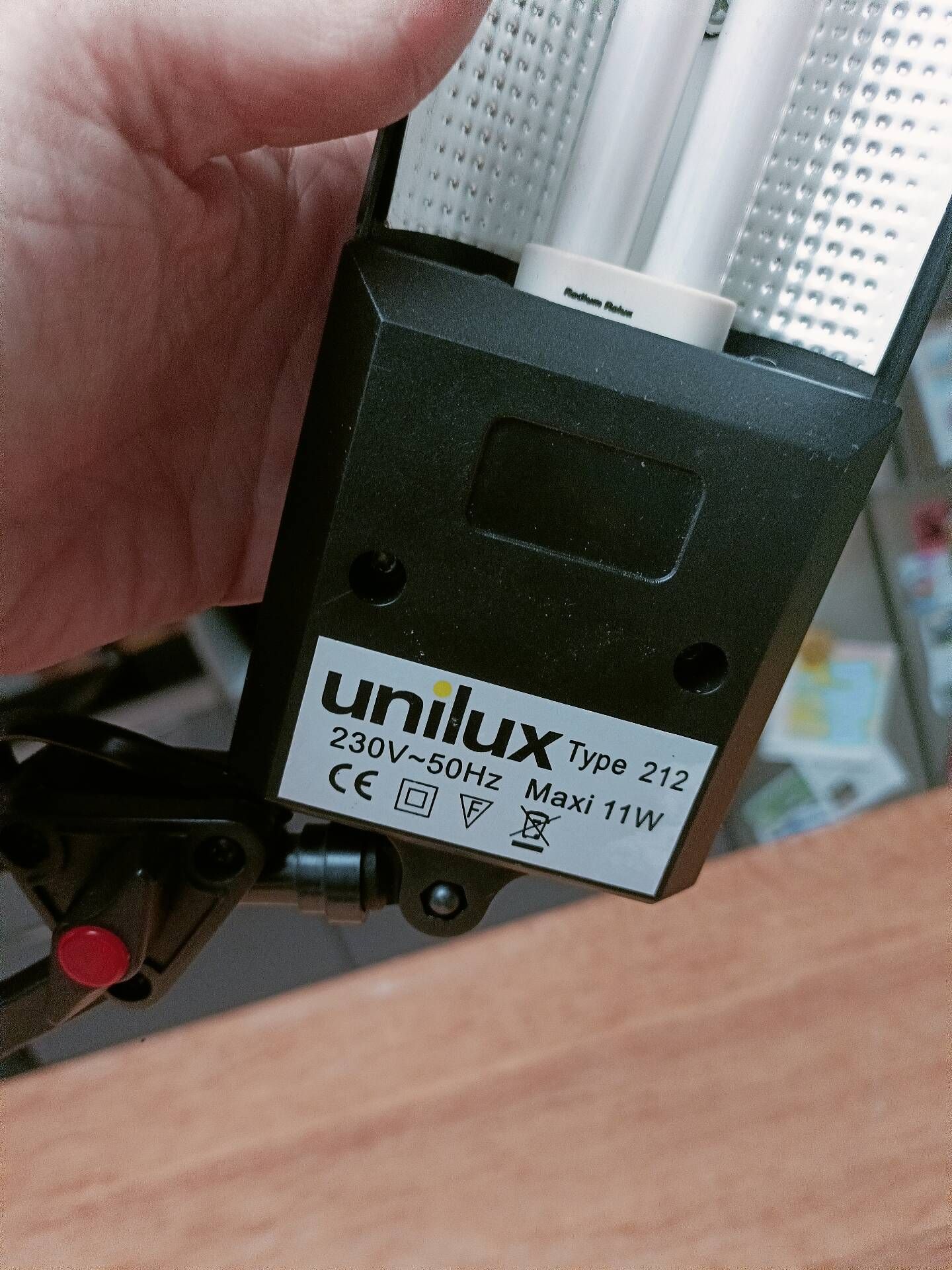 Lampe de bureau Unilux vintage