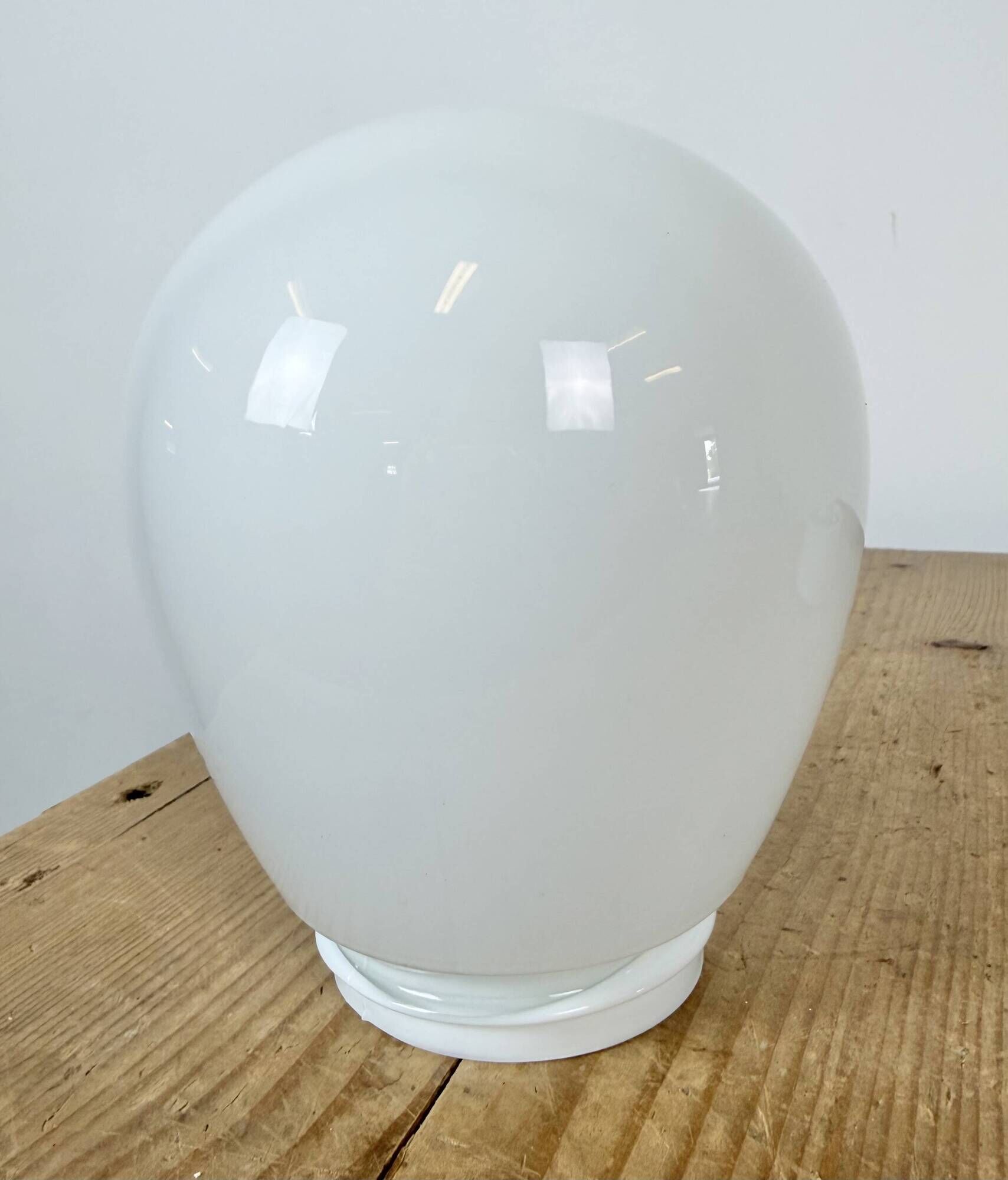 Vintage White Porcelain Ceiling Light, 1970s