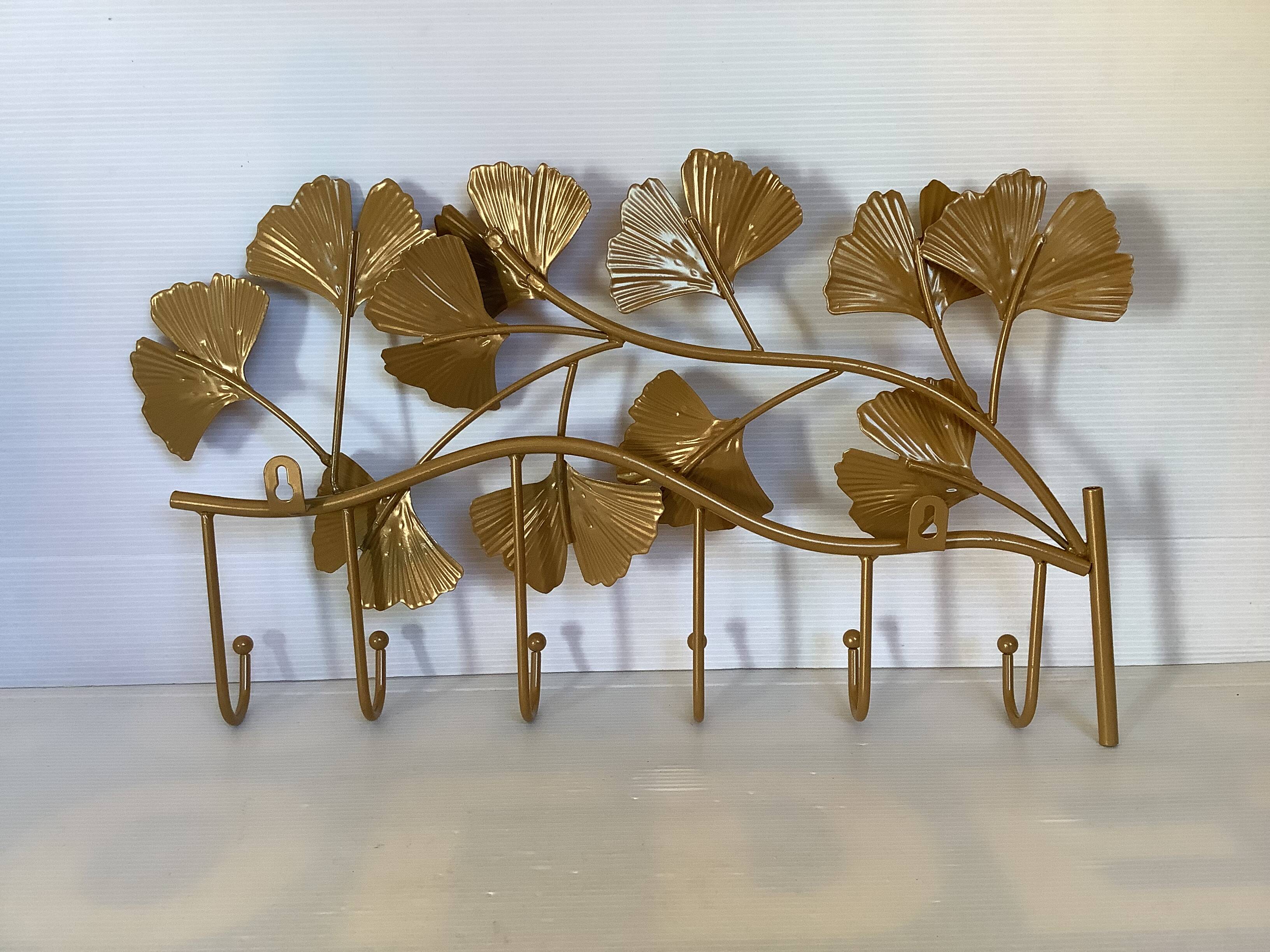 Ginkgo leaf coat rack