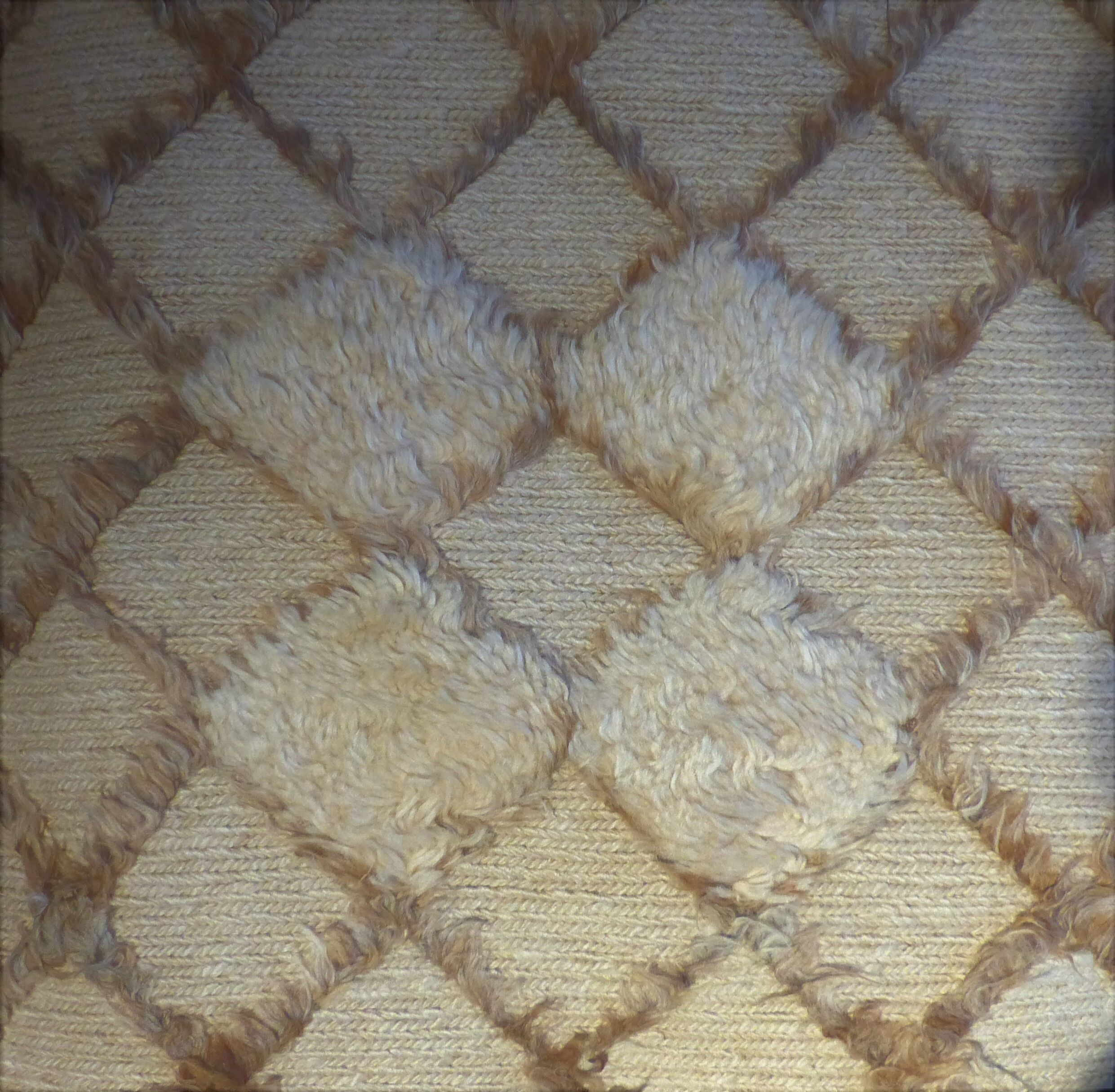 Ivory hand woven and knotted carpets