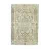 Tapis décoratif beige anatolien tissé à la main 175 cm x 263 cm - 38972