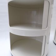 Pair of Tables of extra or end of sofa Kartell by Anna Castelli