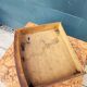 Empire style bedside table marble top