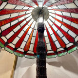 Tiffany style stained glass lamp