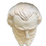 Antique style plaster head