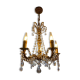 Crystal tassel chandelier
