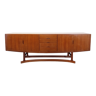 Vintage Scandinavian teak row from the 60s by Danish designer Johannes Andersen for Hans Bec