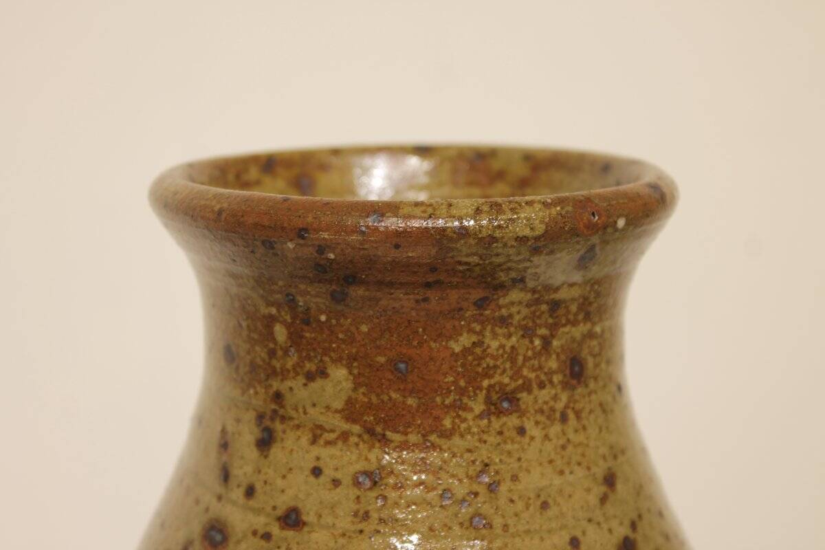 Important vase en grès pyrité de Guy Baudat (1938-2019)