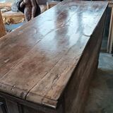 Grand Buffet Antique Du 17ème Siècle En Noyer Du Nord De l'Italie
