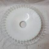White lace opaline lampshade
