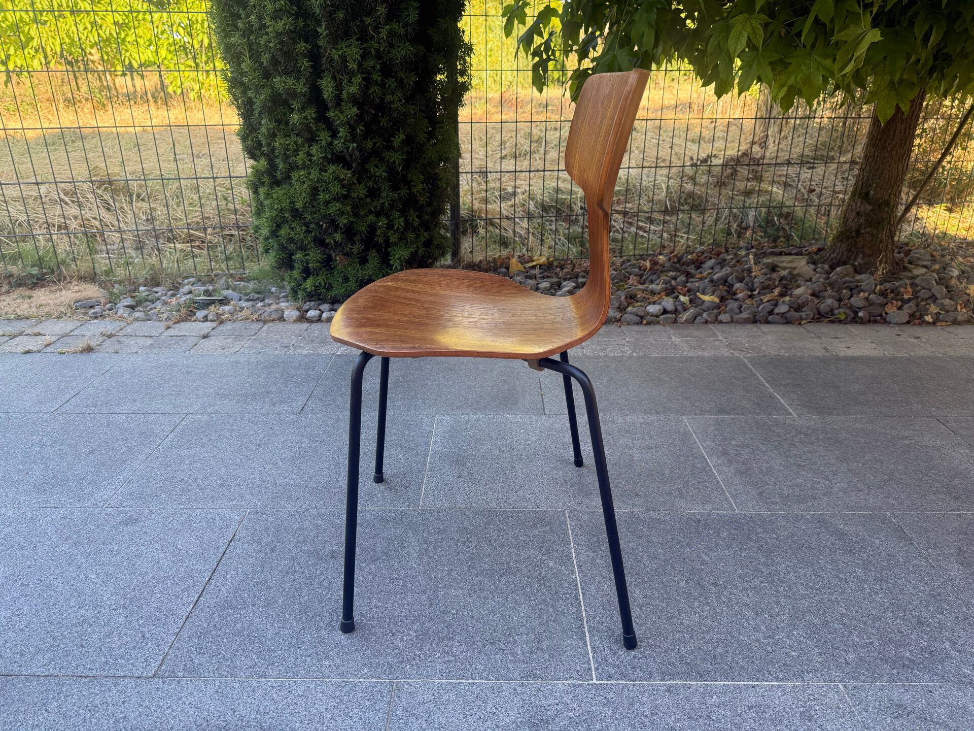 Lot de 6 chaises scandinave Fritz Hansen 1960