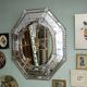 Antique Venetian mirror 86cm x 70cm