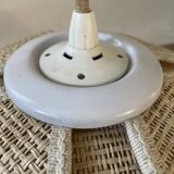 Vintage plant fibre lotus suspension