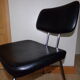 Chair faux leather black