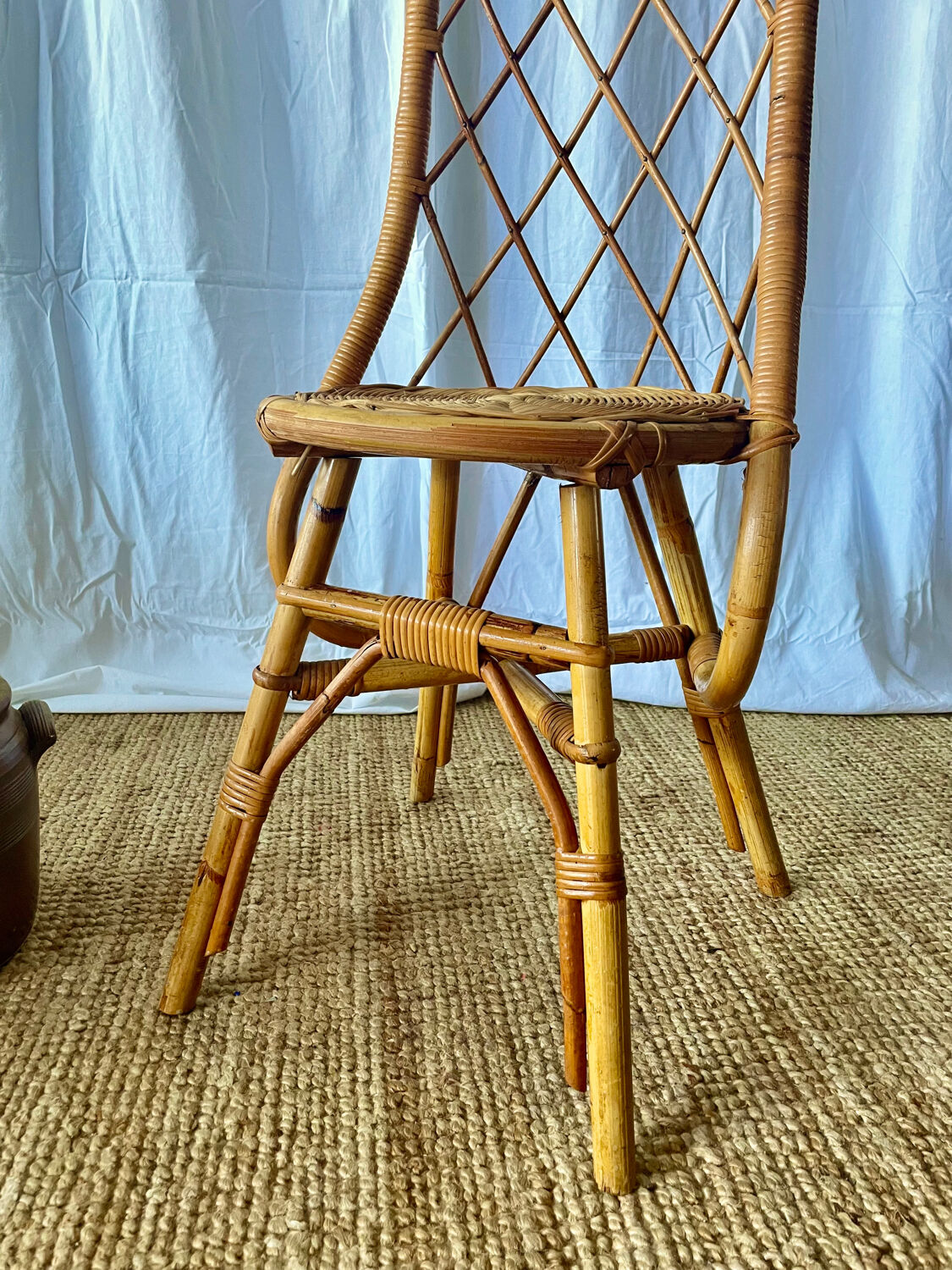 Vintage rattan chair 1960