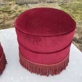 Pair of poufs