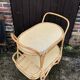 Desserte vintage en rotin