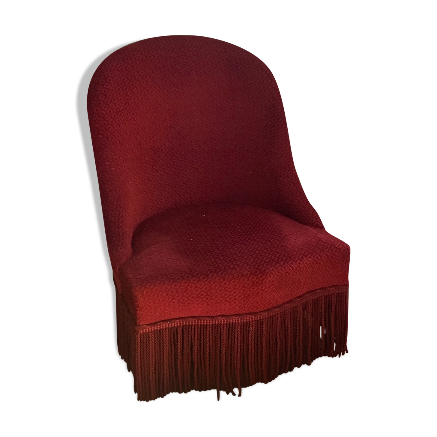 Red toad chair