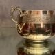 Lunch cup in silver metal Regency style