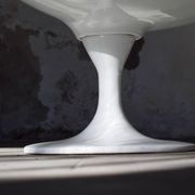 Space Age armchair lacquered fiber and fabrics 1970