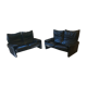Maralunga leather sofas by Vico Magistretti for Cassina